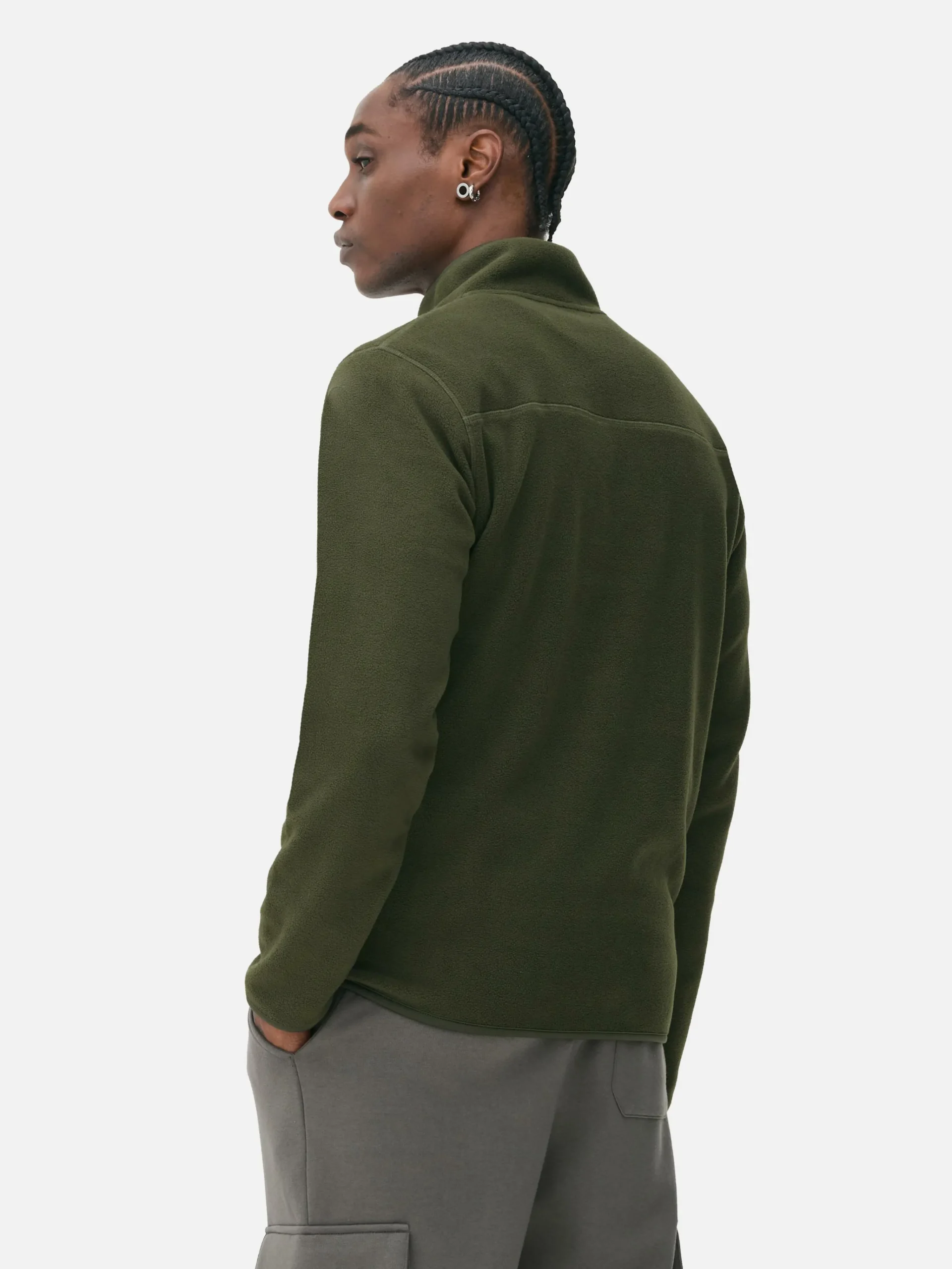 Half Zip Fleece Pullover|Primark Hot