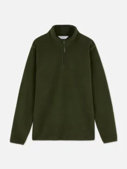 Half Zip Fleece Pullover|Primark Hot