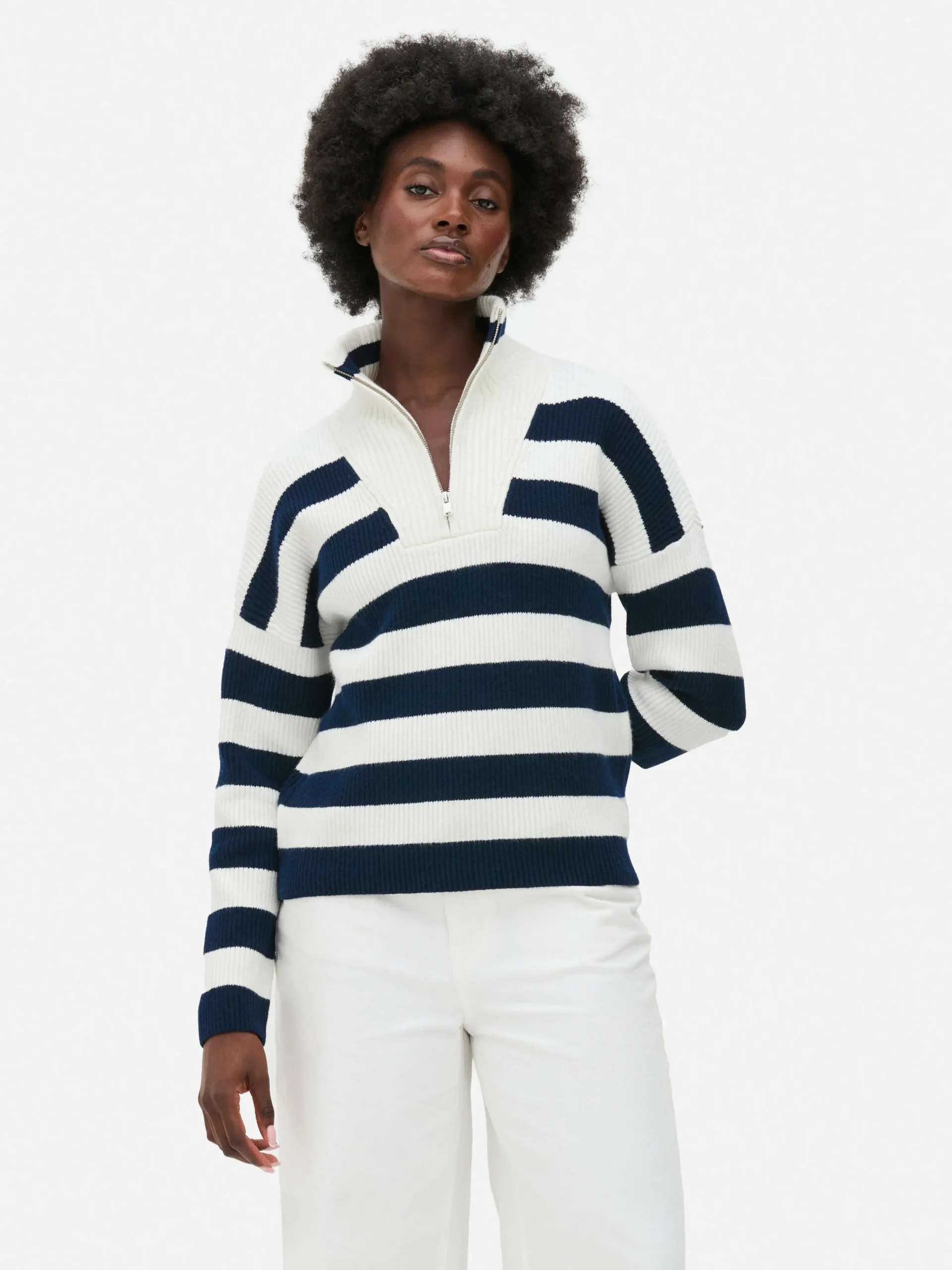 Half Zip Sweater|Primark Online