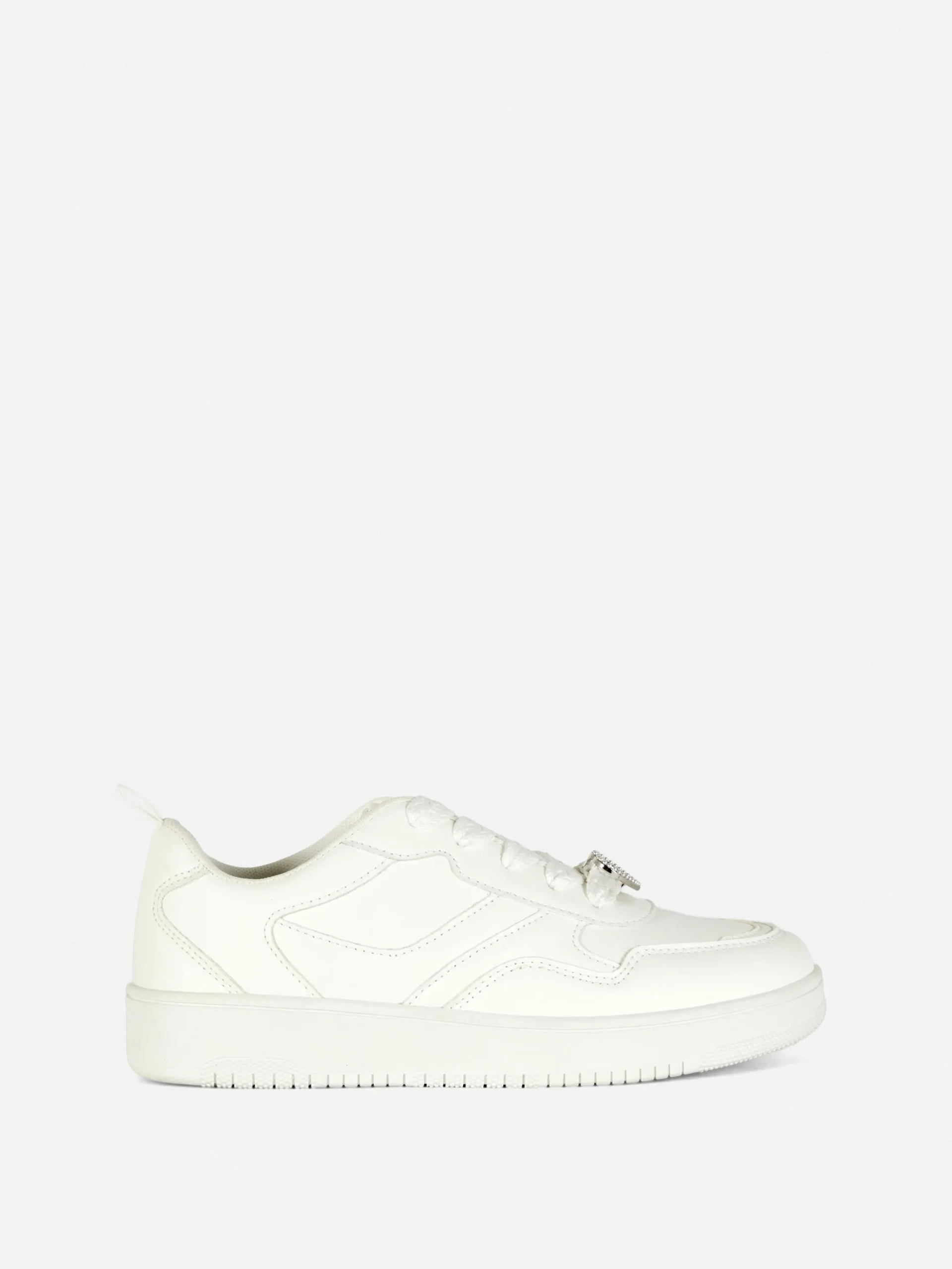Heart Charm Chunky Low Tops|Primark Online