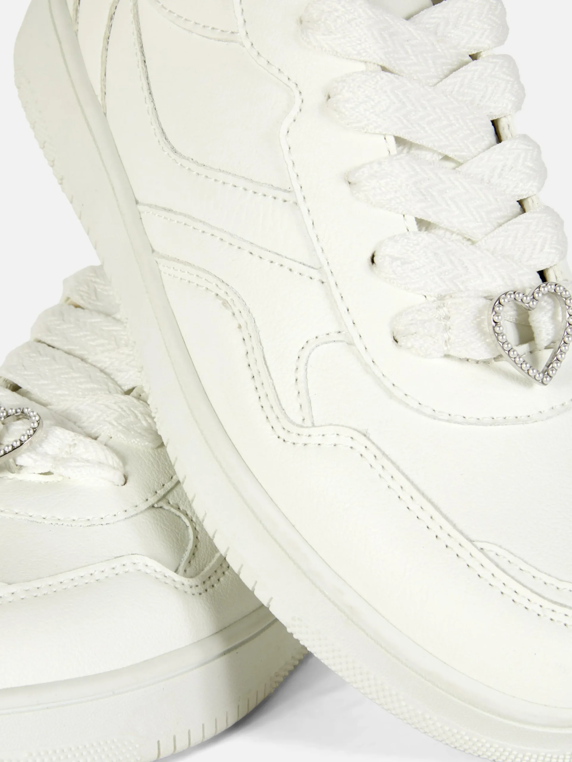 Heart Charm Chunky Low Tops|Primark Online