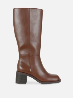 Heeled Knee Boots|Primark New