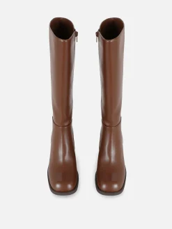 Heeled Knee Boots|Primark New