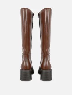 Heeled Knee Boots|Primark New
