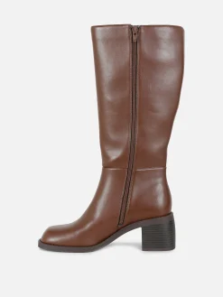 Heeled Knee Boots|Primark New