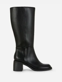 Heeled Knee Boots|Primark Outlet