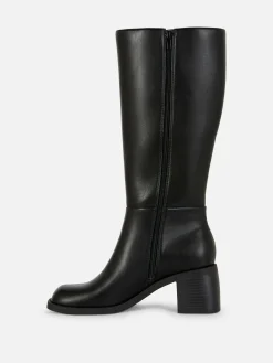 Heeled Knee Boots|Primark Outlet