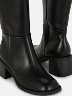 Heeled Knee Boots|Primark Outlet