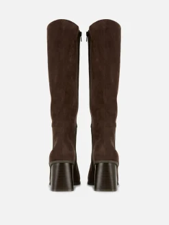 Heeled Knee Boots|Primark