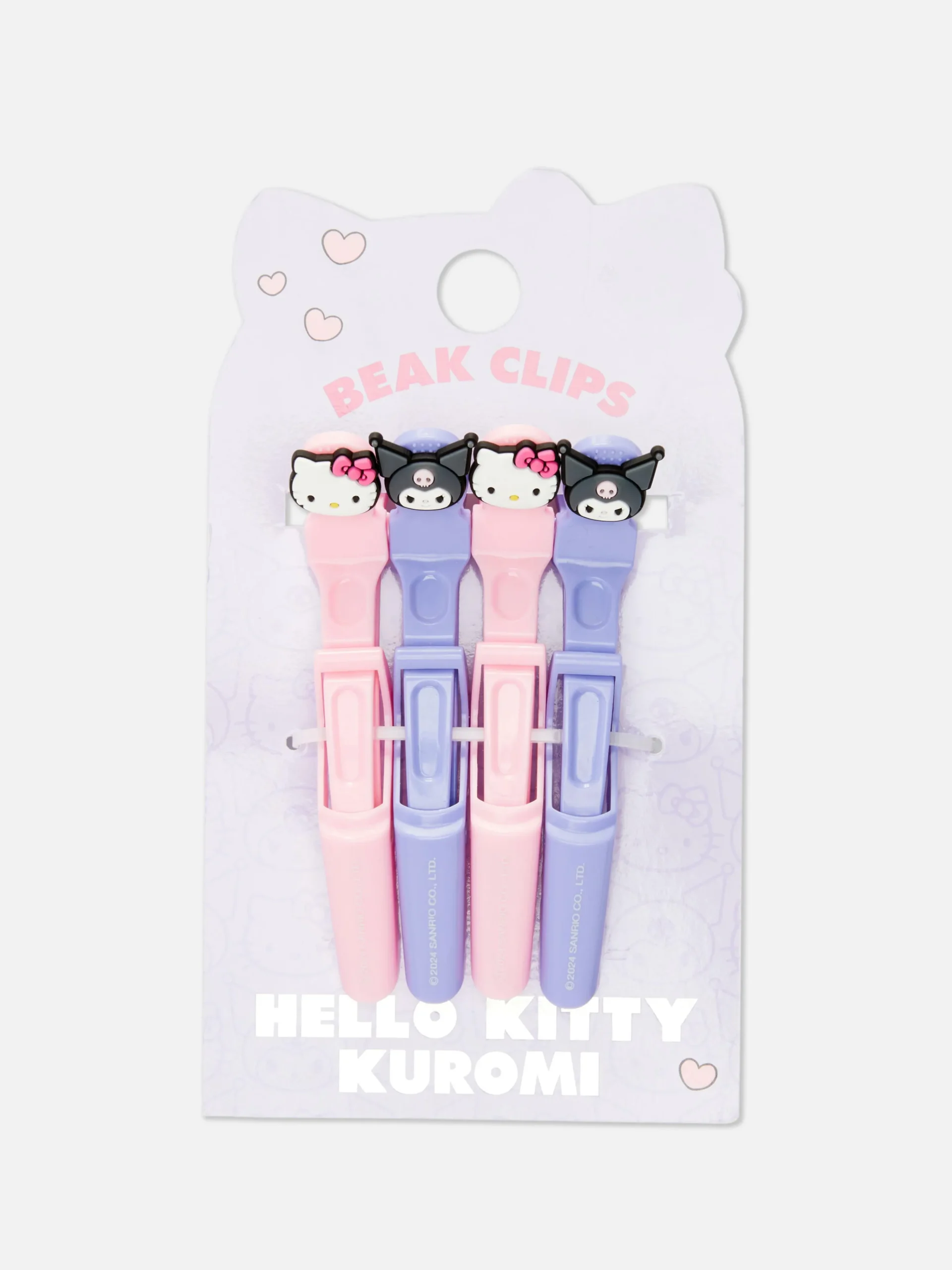 Hello Kitty And Kuromi Beak Clips|Primark