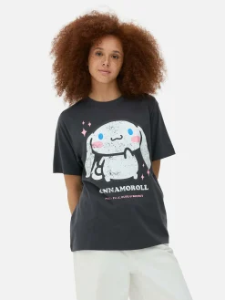 Hello Kitty Cinnamoroll Oversized T-Shirt|Primark Sale