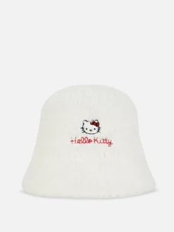 Hello Kitty Faux Fur Bucket Hat|Primark Online