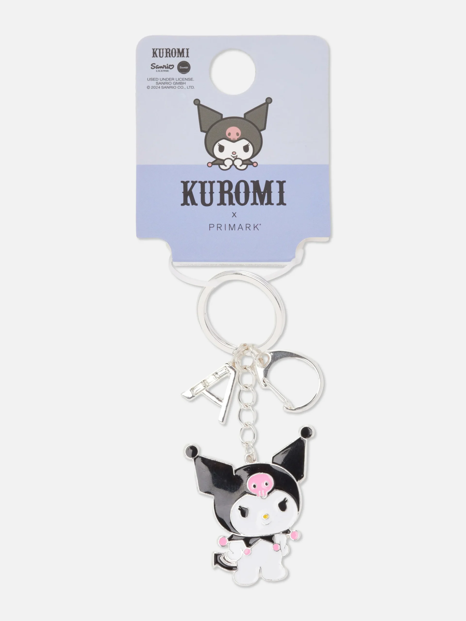 Hello Kitty Kuromi Initial Keyring|Primark