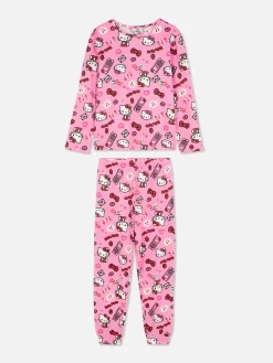 Hello Kitty Long Pajama Set|Primark Sale
