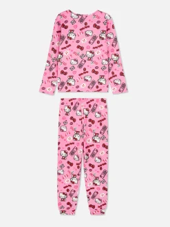 Hello Kitty Long Pajama Set|Primark Sale