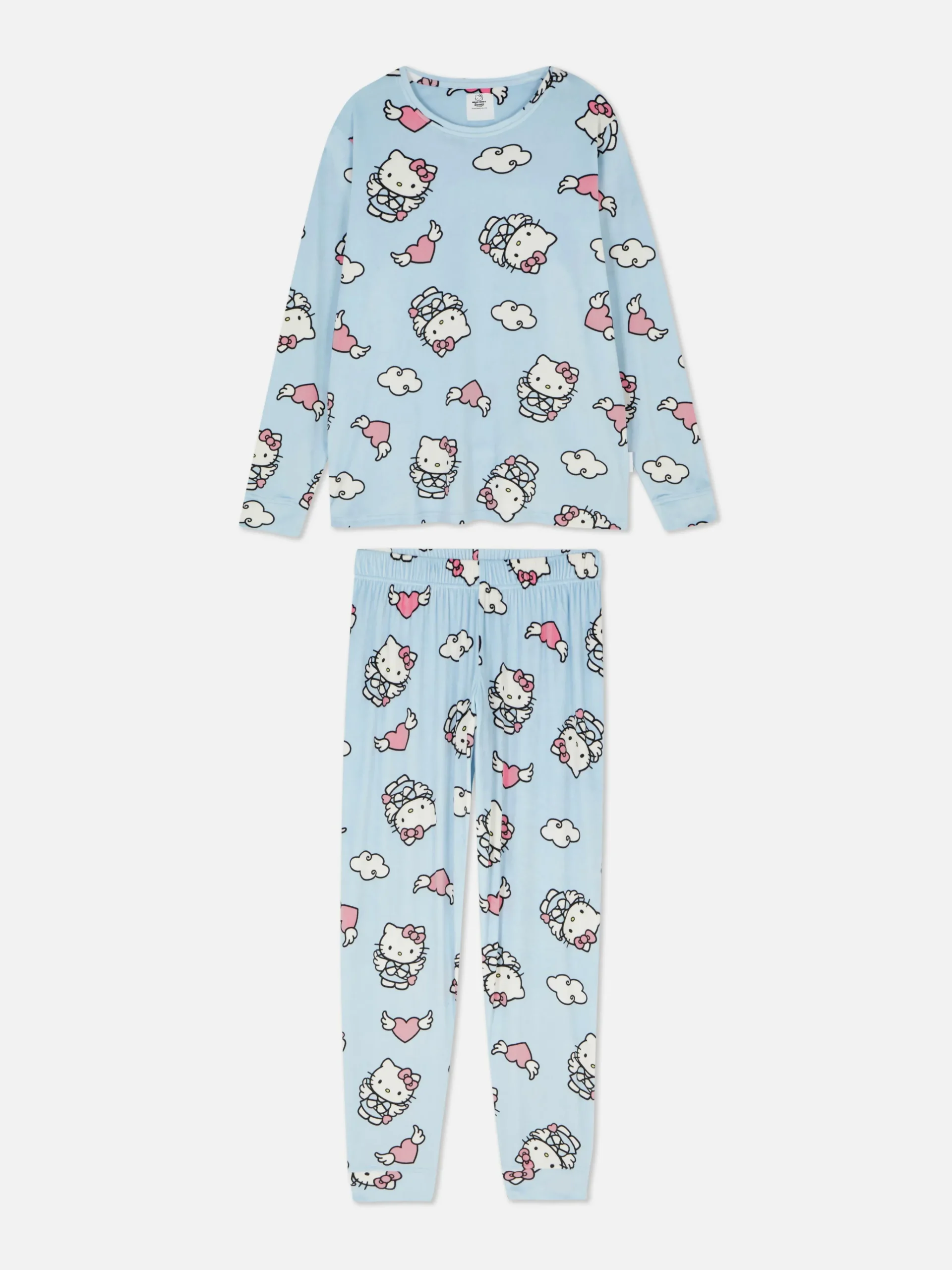 Hello Kitty Long Sleeve Pajama Set|Primark Sale