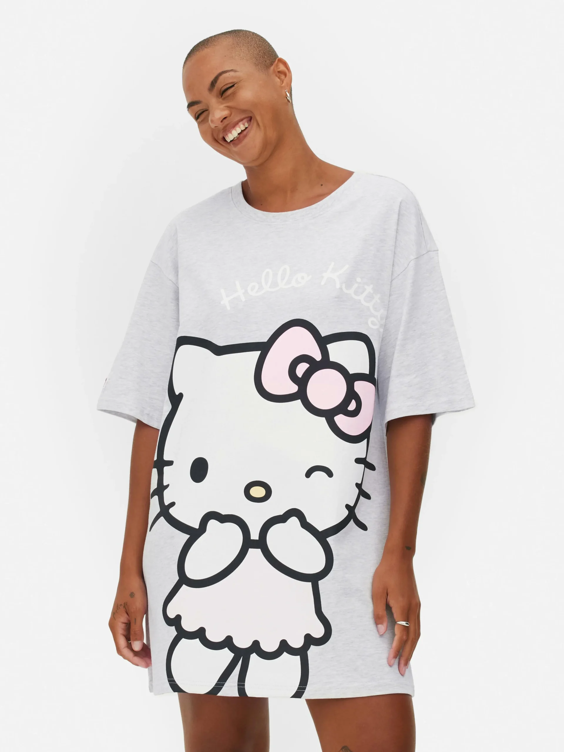Hello Kitty Oversized Sleep Tee|Primark Clearance