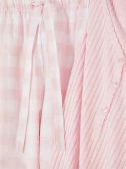 Henley Top And Printed Pants Pajamas|Primark Hot