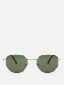 Hexagonal Metal Frame Sunglasses|Primark Outlet