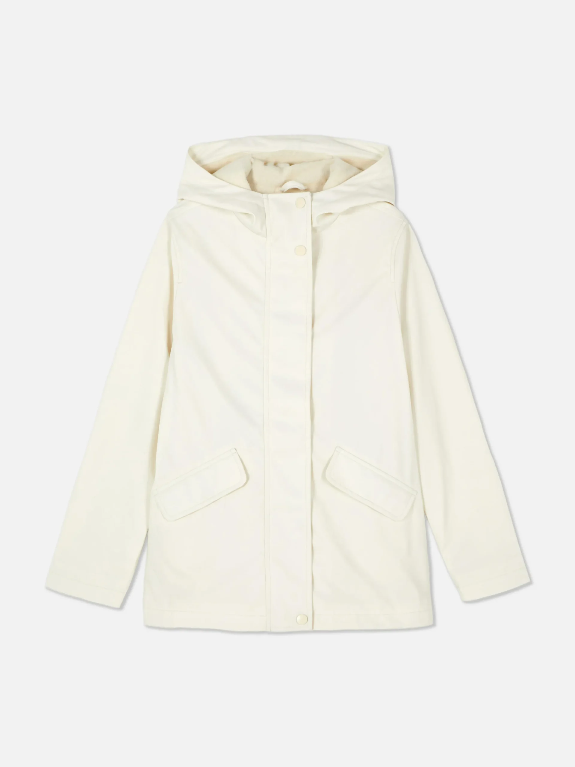 Hidden Closure Raincoat|Primark Outlet