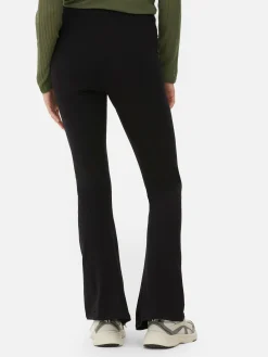 High Waist Flared Jersey Leggings|Primark New