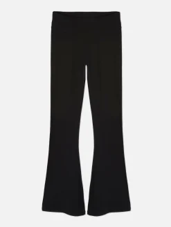 High Waist Flared Jersey Leggings|Primark New