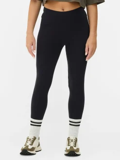 High Waist Jersey Leggings|Primark Outlet
