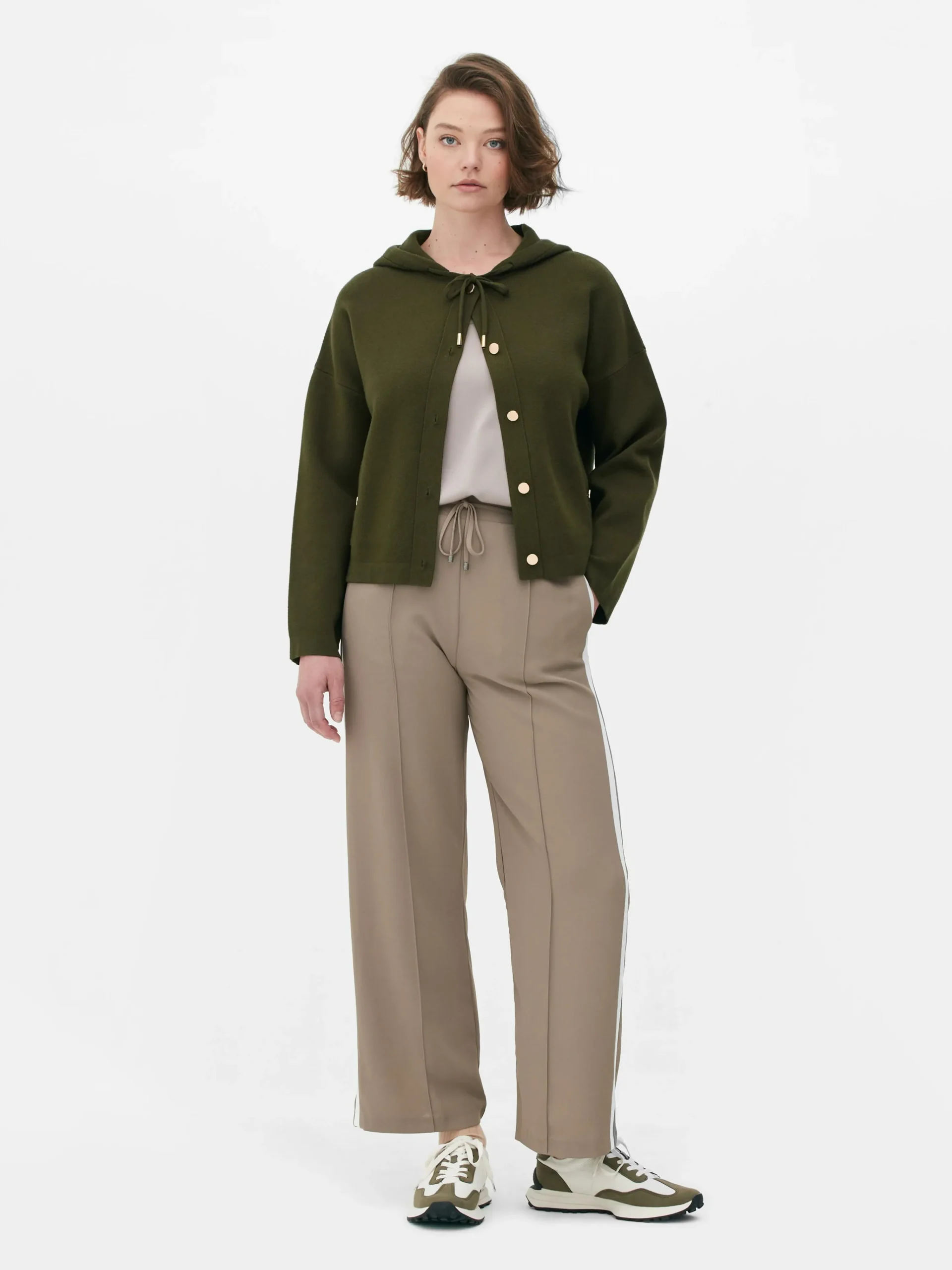 Hooded Knit Bomber Jacket|Primark Online
