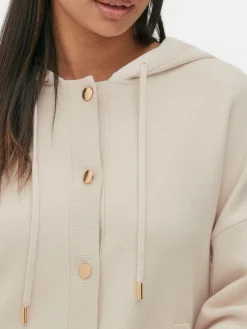 Hooded Knit Bomber Jacket|Primark Online