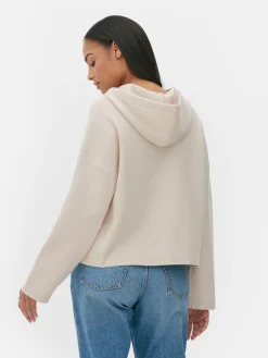 Hooded Knit Bomber Jacket|Primark Online