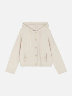 Hooded Knit Bomber Jacket|Primark Online