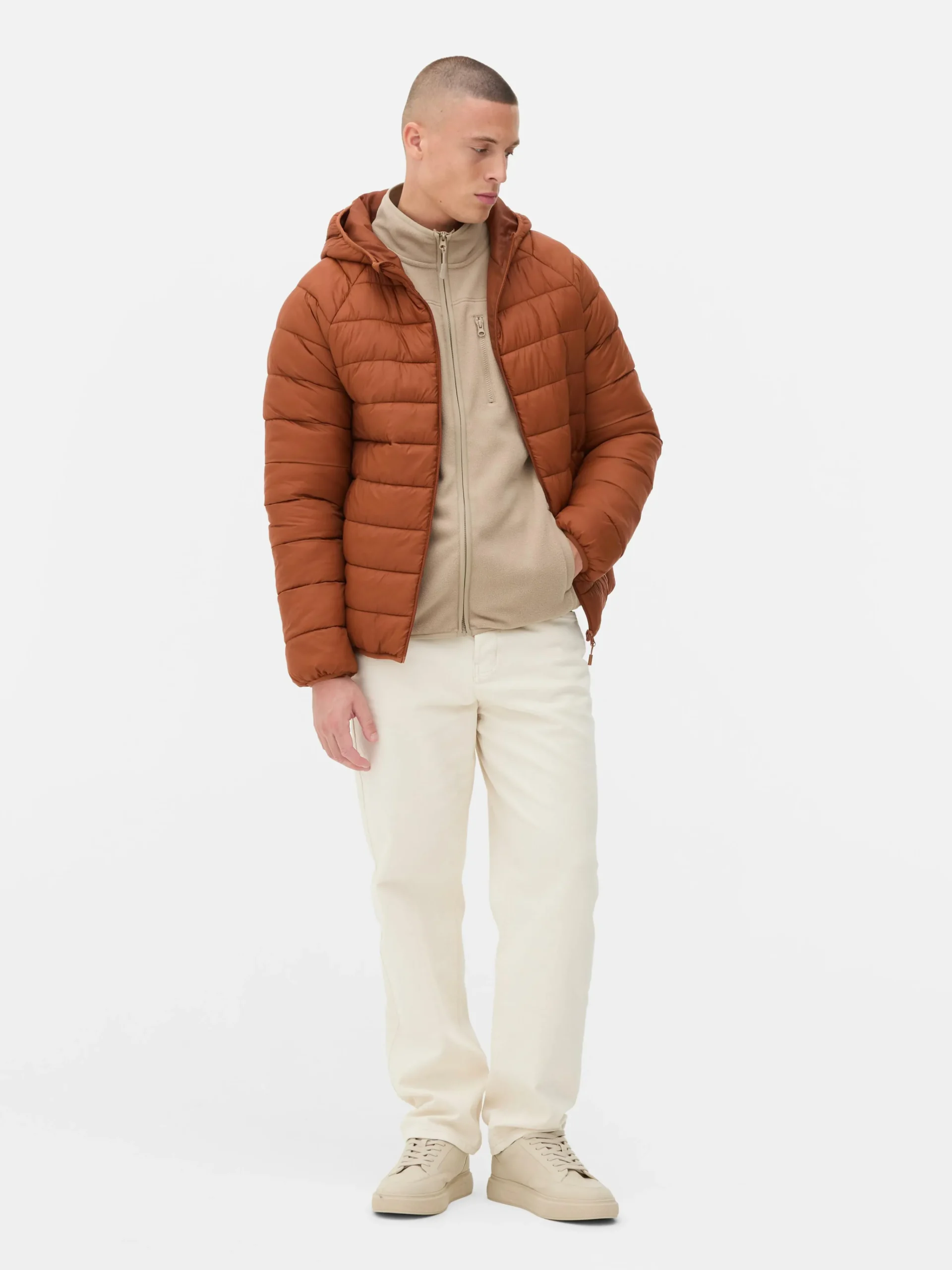 Hooded Puffer Jacket|Primark Clearance