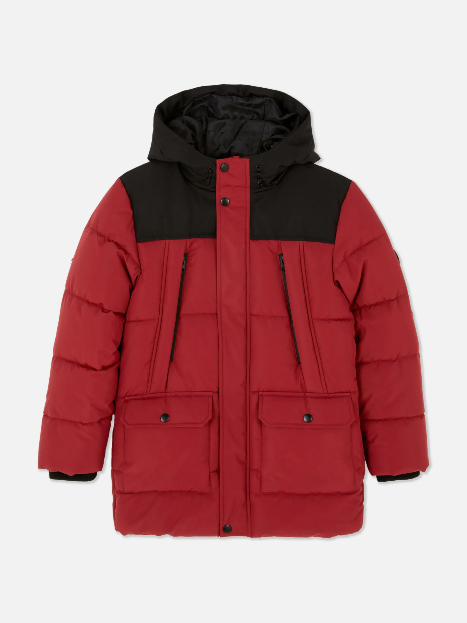 Hooded Puffer Jacket|Primark New