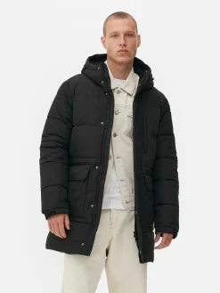 Hooded Puffer Parka|Primark New