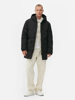 Hooded Puffer Parka|Primark New
