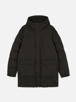 Hooded Puffer Parka|Primark New