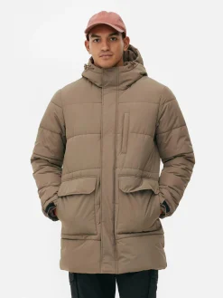 Hooded Puffer Parka|Primark Hot
