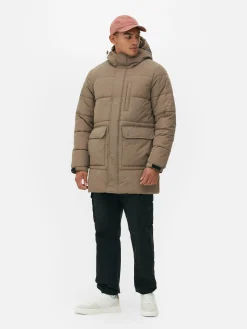 Hooded Puffer Parka|Primark Hot