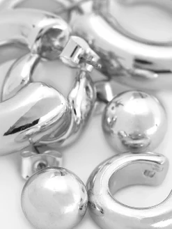 Hoop And Cuff Earrings Set|Primark Discount