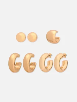 Hoop And Cuff Earrings Set|Primark Discount