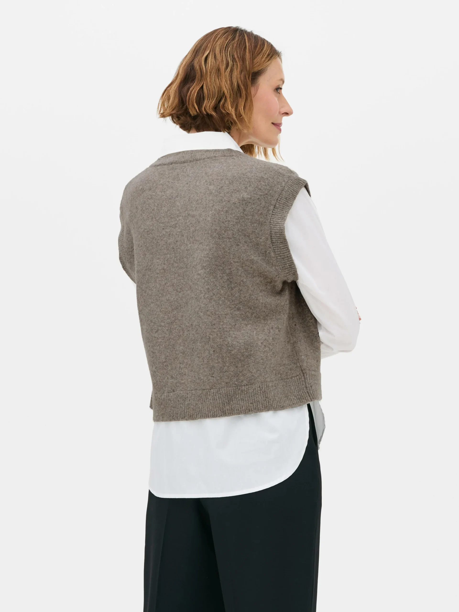 2-in-1 Layered Shirt Vest|Primark Discount