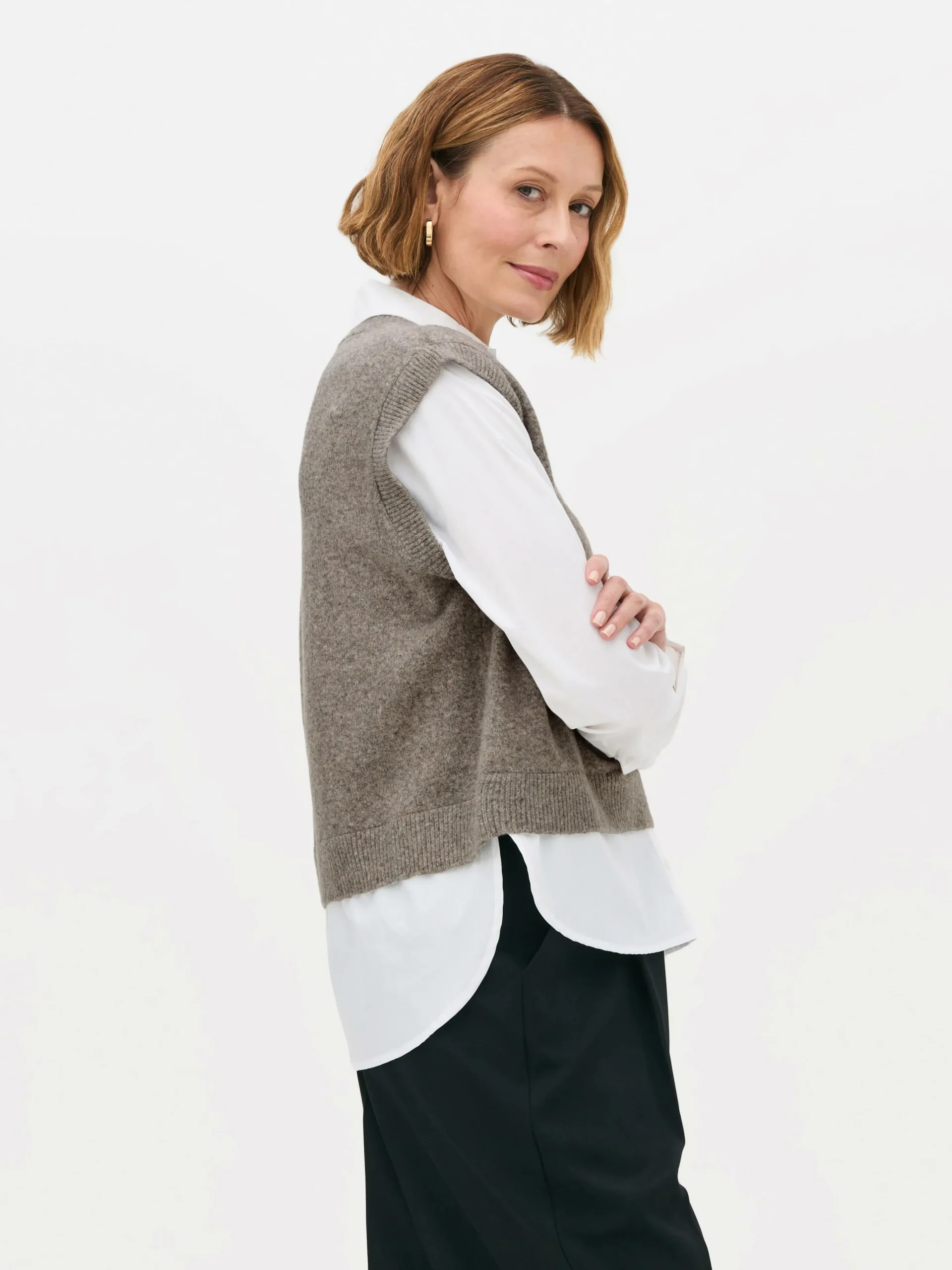 2-in-1 Layered Shirt Vest|Primark Discount