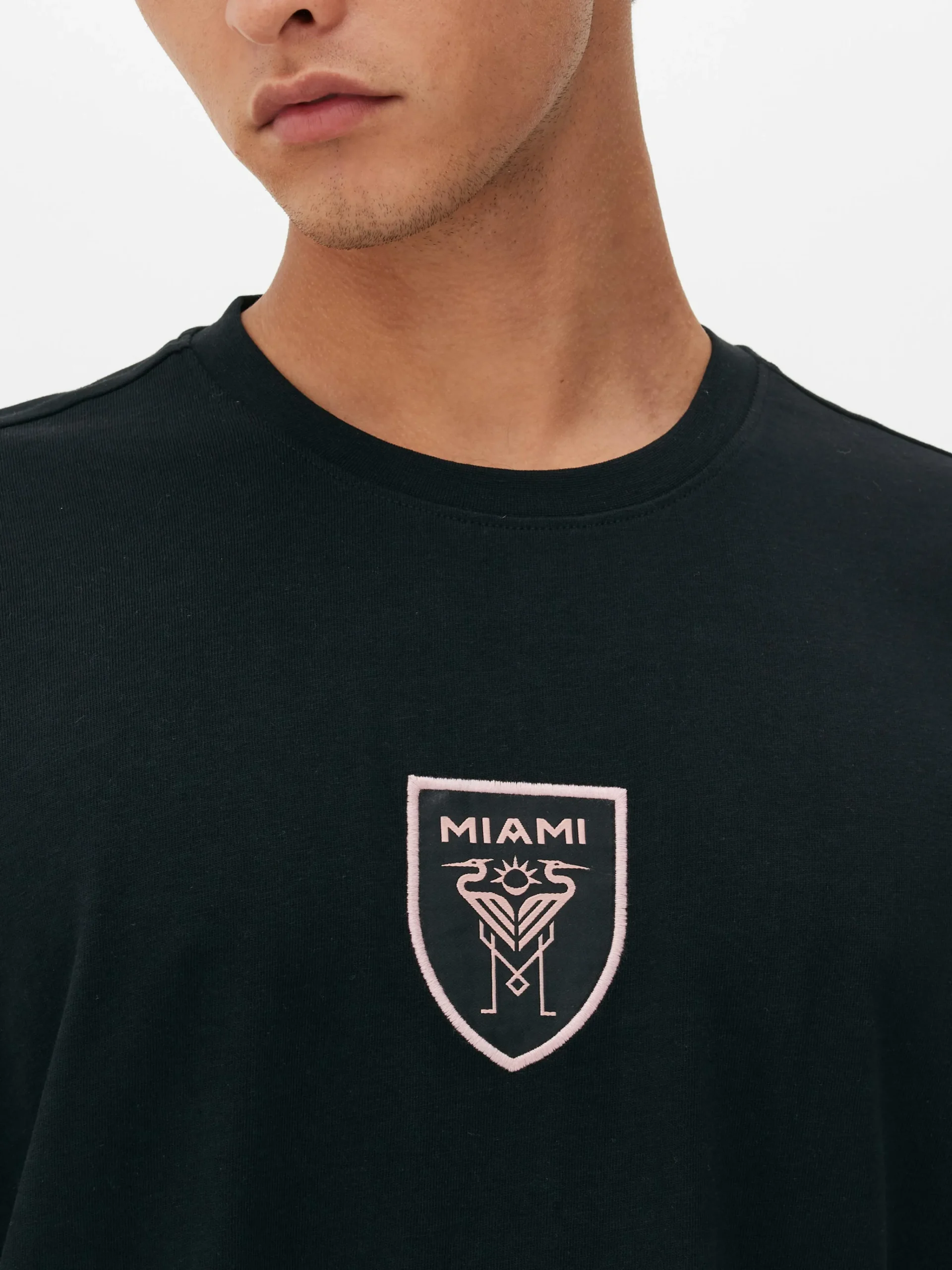 Inter Miami Embroidered T-Shirt|Primark Best