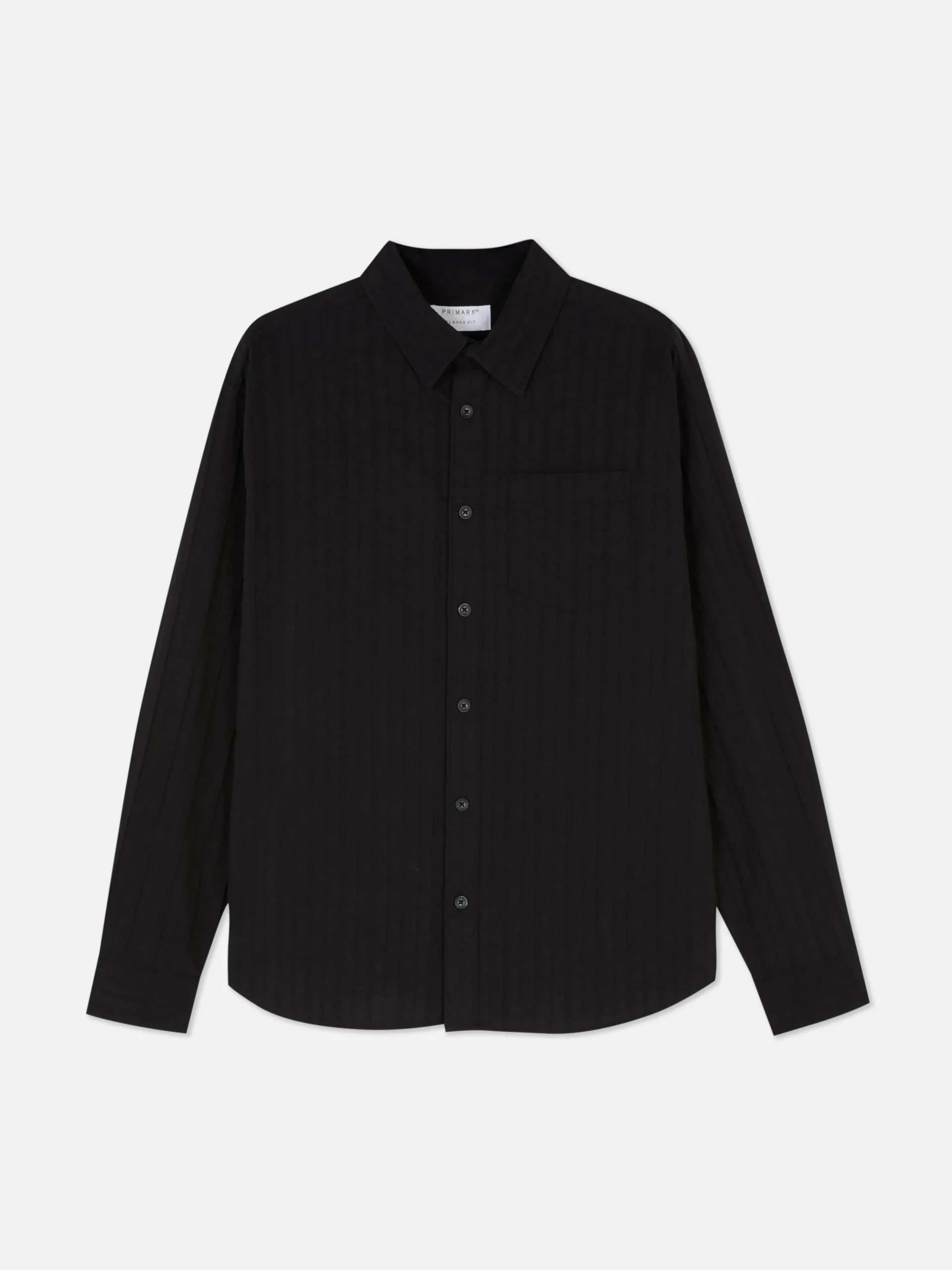 Jacquard Long Sleeve Shirt|Primark Clearance