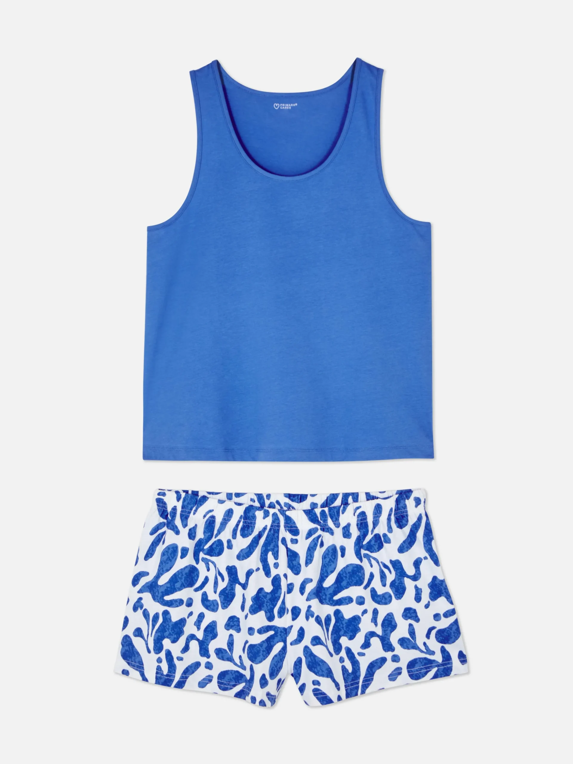 Jersey Tank And Shorts Pajamas|Primark Outlet