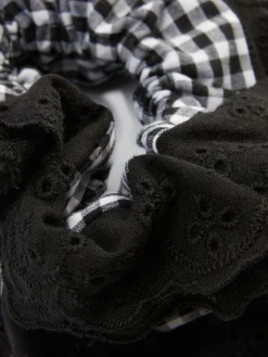 Jumbo Gingham And Lace Scrunchie|Primark Discount
