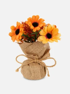 Jute Wrapped Faux Floral Arrangement|Primark Online