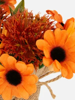 Jute Wrapped Faux Floral Arrangement|Primark Online