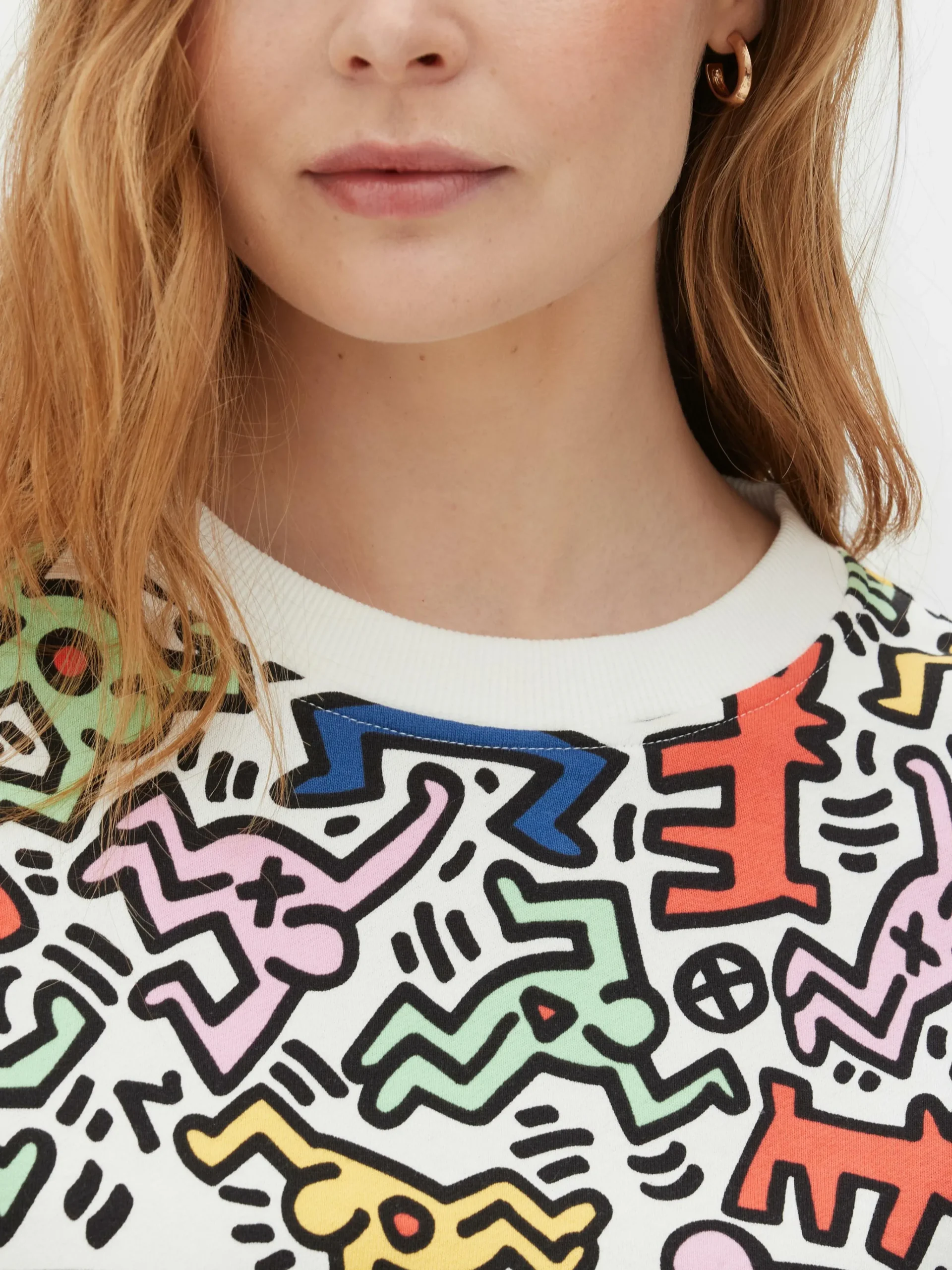 Keith Haring Printed Sweatshirt|Primark Sale