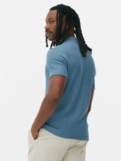 Kem Textured Knit Polo|Primark New